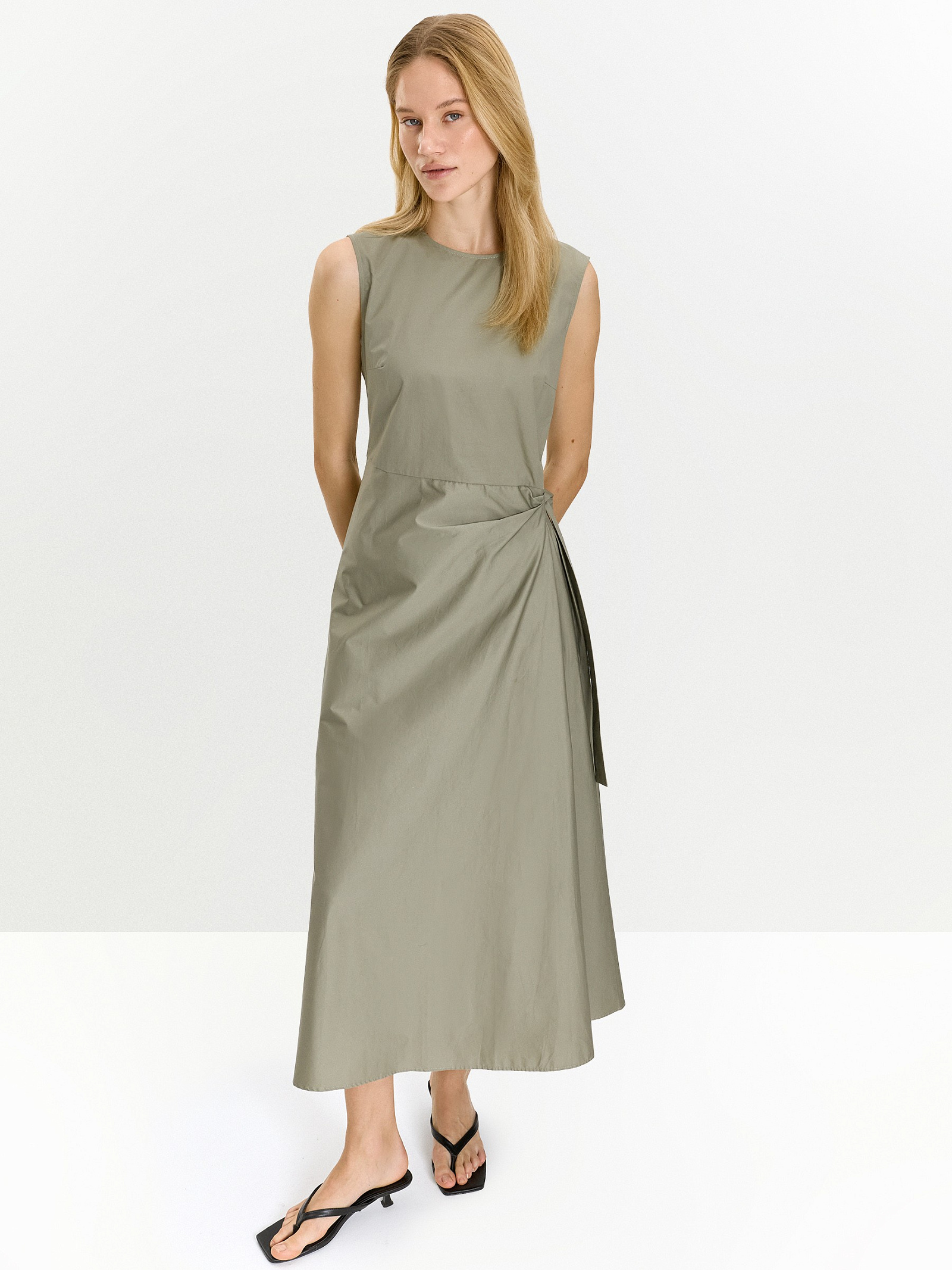 Платье макси из 100% хлопка